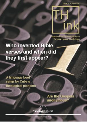 New Magazine from Tyndale House